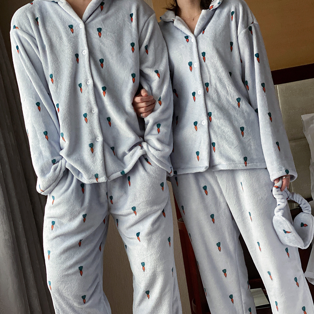 2s FLEECE carrot pajamas (sleep shade set)